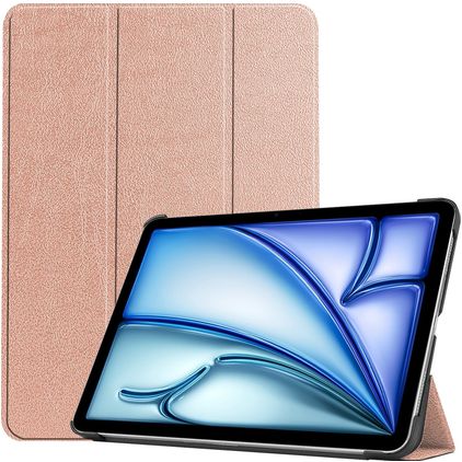 Mobigear Tri-Fold Coque iPad Air 11 Pouces (2025) Etui - Rose doré
