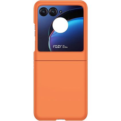 Mobigear Colors Coque Motorola Razr 40 Ultra Coque arrière Rigide - Orange