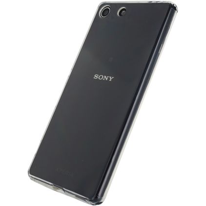 Mobilize Gelly Coque Transparente Sony Xperia M5 Coque arrière en TPU Souple - Transparent
