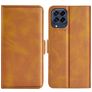 Mobigear Slim Magnet Housse Samsung Galaxy M53 Etui Porte-Monnaie - Cognac