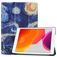 Mobigear Tri-Fold Coque iPad 7 (2019) Etui - The Starry Night