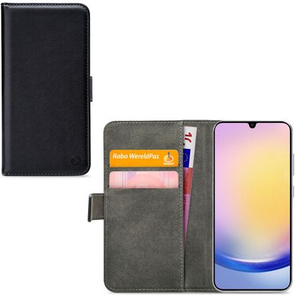 Mobilize Classic Gelly Wallet Samsung Galaxy A25 Étui Portefeuille - Noir