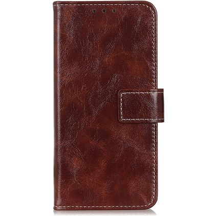 Mobigear Basic Housse OPPO A31 Etui Porte-Monnaie - Marron