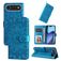 Mobigear Sunflower Housse iPhone Air Etui Porte-Monnaie - Bleu