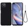 Mobigear Rubber Touch Coque OPPO Reno 4 Z 5G Coque arrière en Silicone - Noir