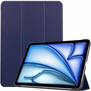 Mobigear Tri-Fold Coque iPad Air 11 Pouces (2025) Etui - Dark Blue