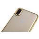 Mobigear Royal Coque iPhone XR Coque arrière en TPU Souple - Transparent / Rose doré