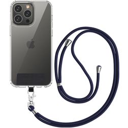 Mobigear Lanyard - Cordon de téléphone universel ajustable - Bleu Marin