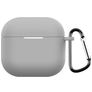 Mobigear Colors Coque Apple AirPods 4 Coque en Silicone Souple - Gris