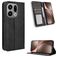 Mobigear Sensation Housse OPPO Find X9 Etui Porte-Monnaie - Noir