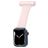 Mobigear Clip Bracelet pour infirmière Apple Watch Épingle - 49/46/45/44 mm - Rose pastel