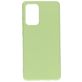 Mobiparts Coque Samsung Galaxy A72 Coque arrière en Silicone - Pistache Green