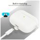 Mobigear Classic Coque Apple AirPods 3 Coque en Silicone Souple - Blanc