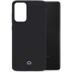 Mobilize Rubber Gelly Coque Samsung Galaxy A72 Coque arrière en TPU Souple - Matt Black