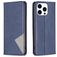 Mobigear Rhombus Slim Housse iPhone 15 Pro Etui - Bleu