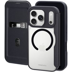 Mobiparts Shield Line Housse iPhone 17 Pro MagSafe Etui - Noir