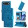 Mobigear Sunflower Housse iPhone Air Etui Porte-Monnaie - Bleu
