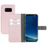 Mobiparts Saffiano Wallet Housse Samsung Galaxy S8 Etui Porte-Monnaie - Rose