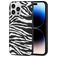 Mobigear Safari Coque iPhone 14 Pro Max Coque arrière en TPU Souple - Zèbre