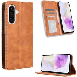 Mobigear Sensation Housse Samsung Galaxy A56 Etui Porte-Monnaie - Marron