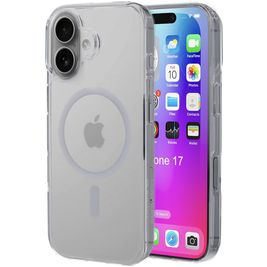 Mobiparts Hardcover Coque Transparente iPhone 17 MagSafe Coque arrière Rigide - Transparent