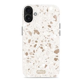 MIO Coque iPhone 16 MagSafe Coque arrière Rigide - Soft Terrazzo
