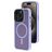 Mobiparts Hardcover iPhone 15 Pro MagSafe Plastique rigide Coque arrière - Satin Lila