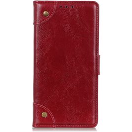 Mobigear Ranch Housse Samsung Galaxy A21 Etui Porte-Monnaie - Bordeaux