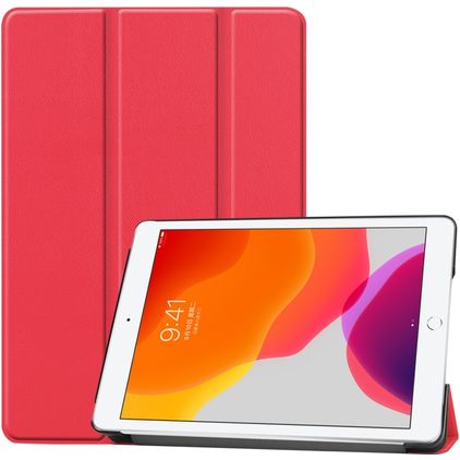 Mobigear Tri-Fold Coque iPad 7 (2019) Etui - Rouge