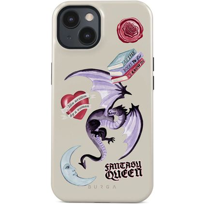 Burga Tough Coque iPhone 15 MagSafe Coque arrière Rigide Anti-Chocs - Plot Twister