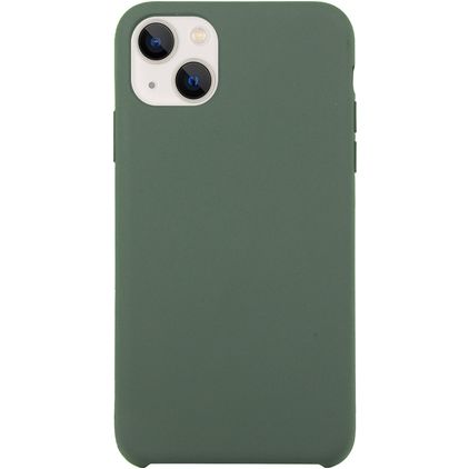 Mobigear Rubber Touch Coque iPhone 15 Plus Coque arrière en Silicone - Vert