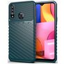 Mobigear Groove Coque Samsung Galaxy A20s Coque arrière en TPU Souple - Vert