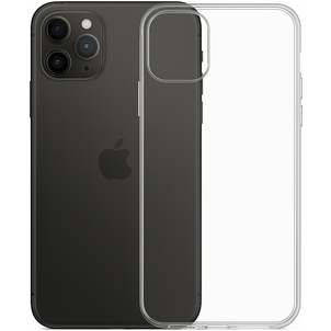 Mobigear Ultra Thin Coque Transparente iPhone 12 Pro Max Coque arrière en TPU Souple Extra-fin - Transparent