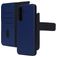 Mobiparts Samsung Galaxy A37 Coque Cuir véritable Étui 2en1 avec coque amovible Portefeuille - Bleu