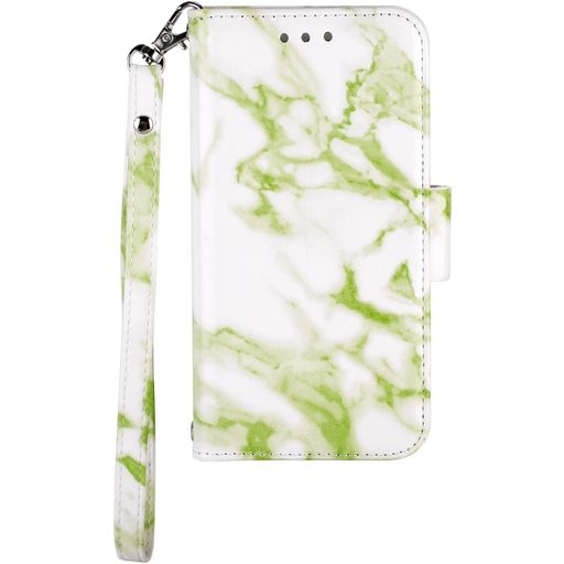 Mobigear Marble Housse iPhone XS Max Etui Porte-Monnaie - Vert