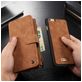 Caseme 007 Housse iPhone 6s Etui avec Coque Détachable Porte-Monnaie - Marron