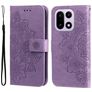Mobigear Flowers Housse OnePlus 15 Etui Porte-Monnaie - Violet
