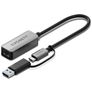 Cygnett Unite - Adaptateur USB-A / USB-C vers Ethernet - Argent