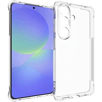 Mobigear Cushion Coque Transparente Samsung Galaxy S26 Coque arrière en TPU Souple - Transparent