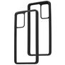 Mobiparts Rugged Clear Coque Samsung Galaxy A52 Coque arrière Rigide Anti-Chocs - Transparent / Noir