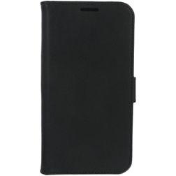 Valenta Classic iPhone 12 Pro Max Cuir véritable Étui Portefeuille - Noir