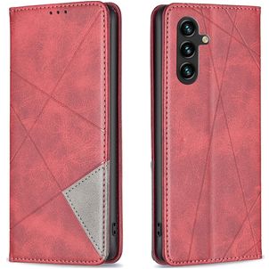 Mobigear Rhombus Slim Housse Samsung Galaxy A35 Etui - Rouge