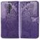 Mobigear Butterfly Housse OPPO A5 (2020) Etui Porte-Monnaie - Violet