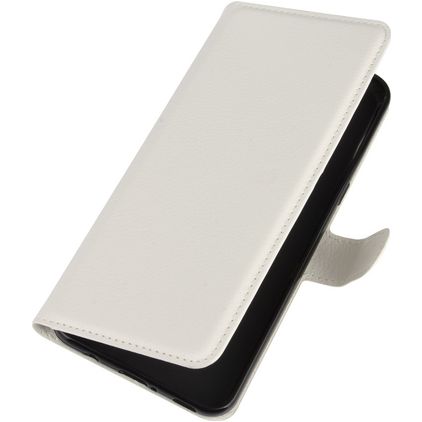 Mobigear Classic Housse LG V60 ThinQ Etui Porte-Monnaie - Blanc