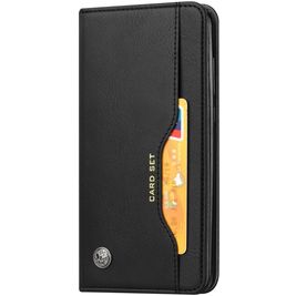 Mobigear Card Set Housse Samsung Galaxy Note 20 Ultra Etui Porte-Monnaie - Noir