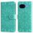 Mobigear Sunflower Housse Google Pixel 10a Etui Porte-Monnaie - Vert