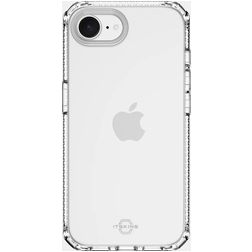 ITSKINS Level 2 SpectrumClear R Coque Transparente iPhone 16e Coque arrière en TPU Souple Anti-Chocs - Transparent