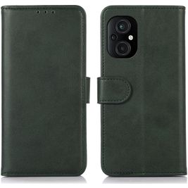 Mobigear Wallet Housse POCO M5 Etui Porte-Monnaie - Vert