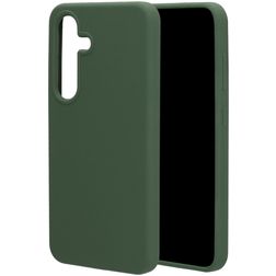 Mobiparts Samsung Galaxy S25 Silicone Coque arrière - Forest Green