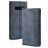 Mobigear Sensation Housse Samsung Galaxy S10 Etui Porte-Monnaie - Bleu